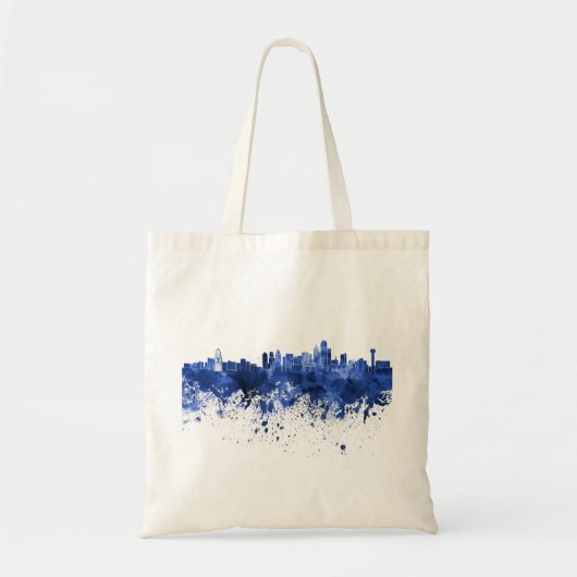 Dallas skyline in waterverf tote bag (Voorkant)