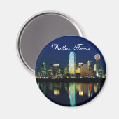 Dallas Skyline Magneet (Voorkant / Achterkant)
