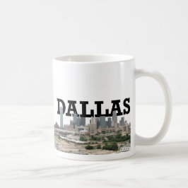 Dallas Skyline met Dallas in de Sky Koffiemok
