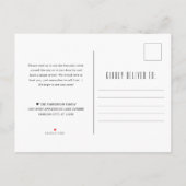 Dallas Skyline Modern Deco | Adres wijzigen Aankondigingskaart (Achterkant)