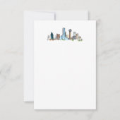 Dallas Skyline - Nota-kaart Bedankkaart (Voorkant)