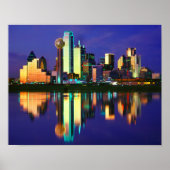 Dallas Skyline Poster (Voorkant)