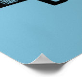 Dallas Skyline Silhouette  Poster (Hoek)