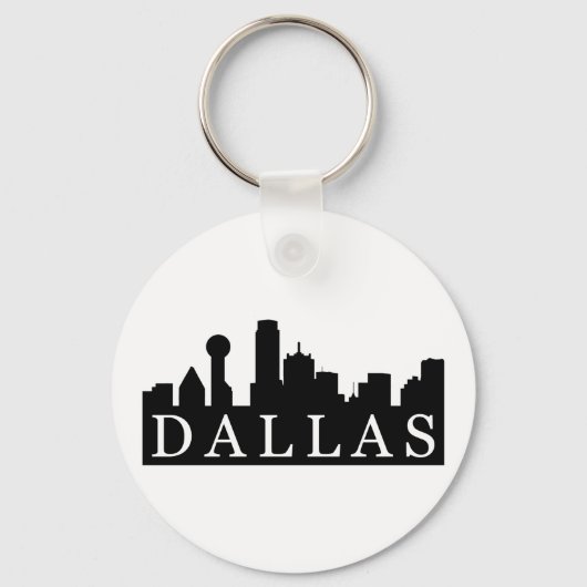 Dallas Skyline Sleutelhanger (Voorkant)