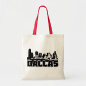 Dallas Skyline Tote Bag (Voorkant)