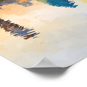 Dallas Skyline Wedding Welcome Sign Poster (Hoek)