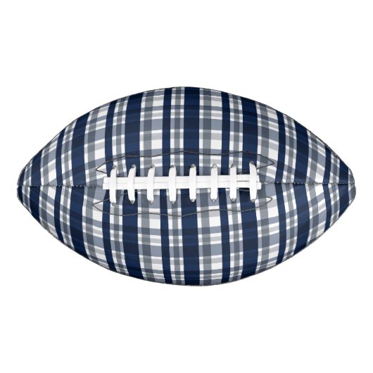 Dallas Sports Fan Navy Blue Silver Pset Striped American Football (Voorkant)
