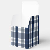 Dallas Sports Fan Navy Blue Silver Pset Striped Bedankdoosjes (Geopend)