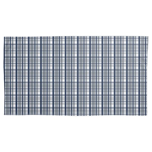 Dallas Sports Fan Silver Navy Blue Pset Striped Kussensloop (Voorkant-Links)