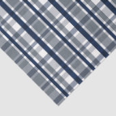 Dallas Sports Fan Silver Navy Blue Pset Striped Tissuepapier (Detail)