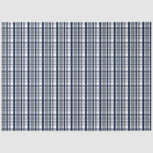 Dallas Sports Fan Silver Navy Blue Pset Striped Tissuepapier (Voorkant)