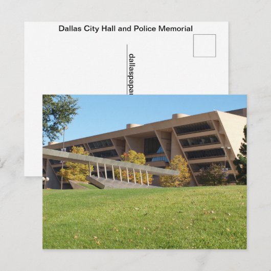 Dallas Stadhuis Ansichtkaart Briefkaart (Voorkant / Achterkant)
