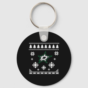 Dallas Stars Lelijke Kerstmuts Holidaze Sleutelhanger