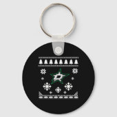 Dallas Stars Ugly Christmas Sweater Holidaze  Sleutelhanger (Voorkant)