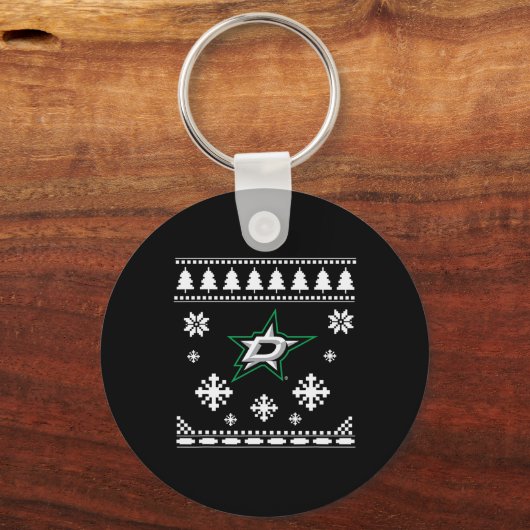Dallas Stars Ugly Christmas Sweater Holidaze  Sleutelhanger (Voorkant)