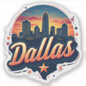 Dallas Sticker (Voorkant)