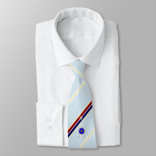 Dallas strepen vlag stropdas (Gebonden)