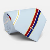 Dallas strepen vlag stropdas (Opgerold)