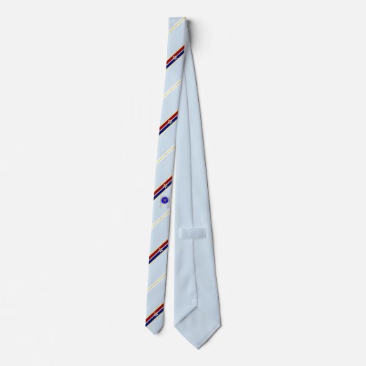 Dallas strepen vlag stropdas (Achterkant)