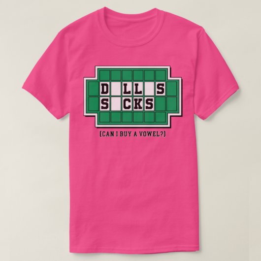 Dallas Sucks T-shirt (Design voorkant)