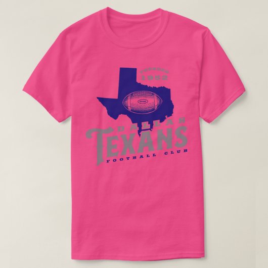 Dallas Texans T-shirt (Design voorkant)