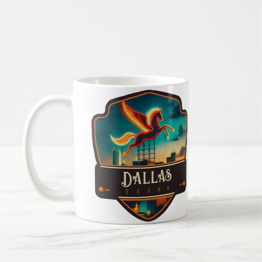 Dallas, Texas | Antiek Koffiemok (Links)