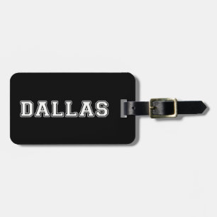 Dallas Texas Bagagelabel