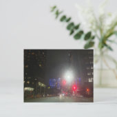 Dallas, Texas bij nacht Briefkaart (Staand voorkant)