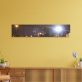 Dallas, Texas bij nacht Canvas Afdruk (Insitu (Woonkamer))