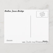 Dallas Texas Bridge # 3 Briefkaart (Achterkant)