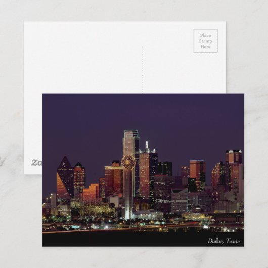 Dallas, Texas Briefkaart (Voorkant / Achterkant)