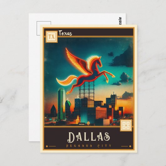 Dallas, Texas |  Briefkaart (Voorkant / Achterkant)