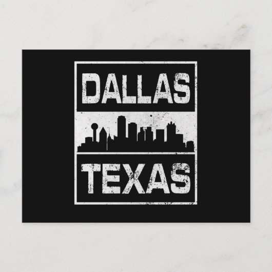 Dallas Texas Briefkaart (Voorkant)