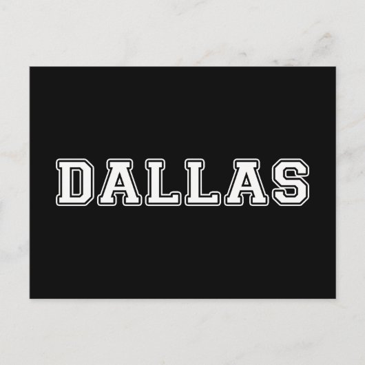 Dallas Texas Briefkaart (Voorkant)