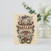 Dallas Texas Briefkaart (Staand voorkant)
