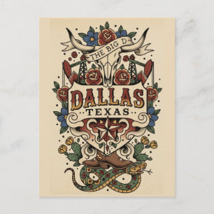 Dallas Texas Briefkaart