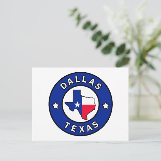 Dallas Texas Briefkaart (Staand voorkant)