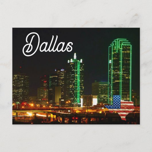 Dallas Texas Briefkaart (Voorkant)