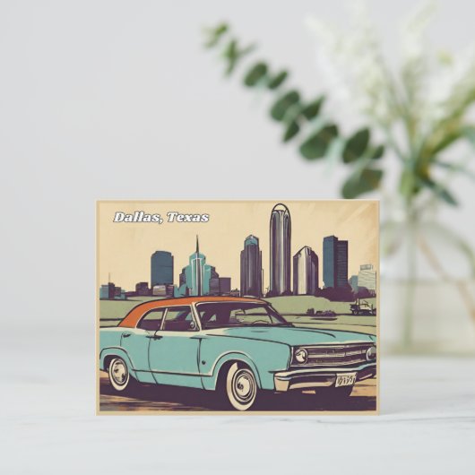 Dallas, Texas Briefkaart (Staand voorkant)