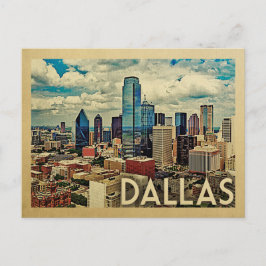 Dallas Texas Briefkaart Vintage Travel