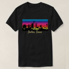 Dallas Texas City Skyline T-shirt
