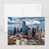 Dallas Texas City Skyline Travel Photo Briefkaart (Voorkant / Achterkant)