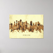 Dallas Texas Cityscape Canvas Afdruk (Voorkant)