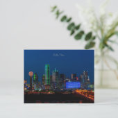 Dallas, Texas cityscape-foto, Briefkaart (Staand voorkant)