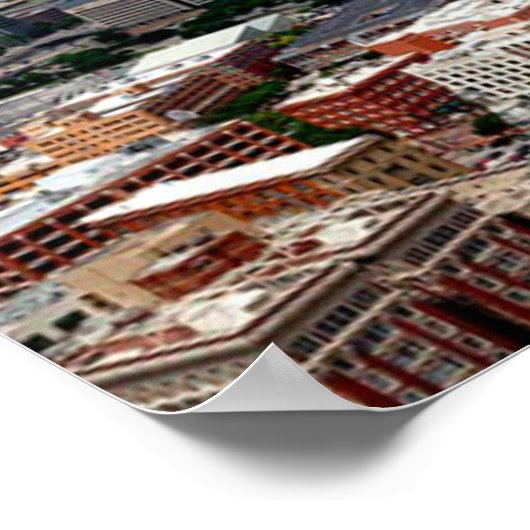 Dallas, Texas cityscape foto Poster (Hoek)