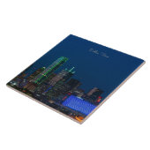 Dallas, Texas cityscape-foto, Tegeltje (Zijkant)