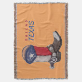 Dallas Texas Cowboy Boot Deken (Voorkant Verticaal)