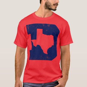 Dallas Texas D White T-shirt