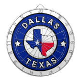 Dallas Texas Dartbord (Voorkant)
