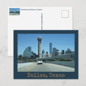 Dallas Texas Designer Briefkaart (Voorkant / Achterkant)
